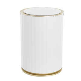 Ведро для мусора сенсорное, круг, Foodatlas JAH-6012 , 9 л (белый)