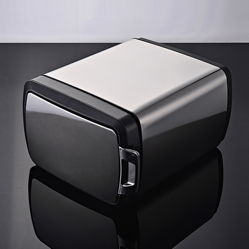 Ведро для мусора, прямоугольное, внутр ведро, Foodatlas JAH-7411, 20 л фото 4