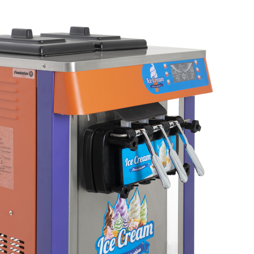Фризер мягкого мороженого MQ-L18T Foodatlas Eco (оранжевый) фото 5