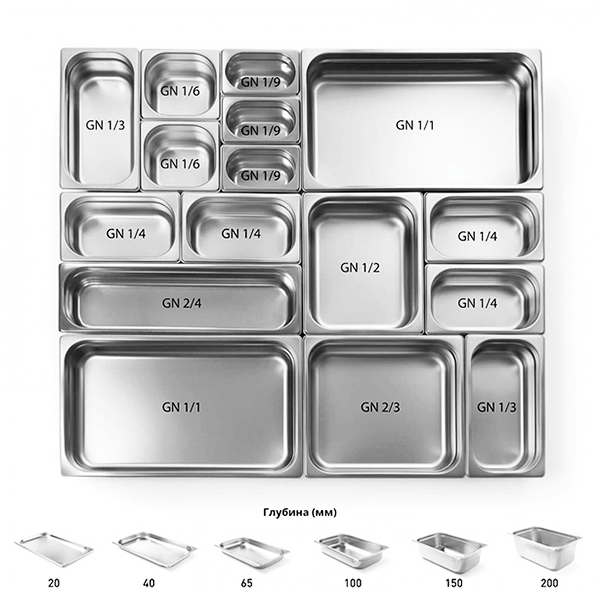 Гастроемкость GN 1/1- 150 фото 2